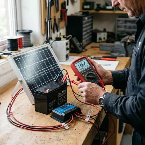 Ladezeit der 12V-Batterie einschätzen