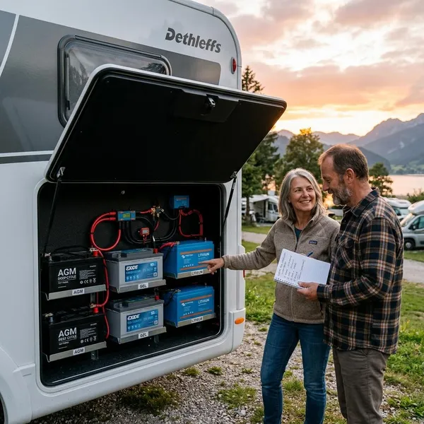 Wann sich Lithium im Wohnmobil lohnt