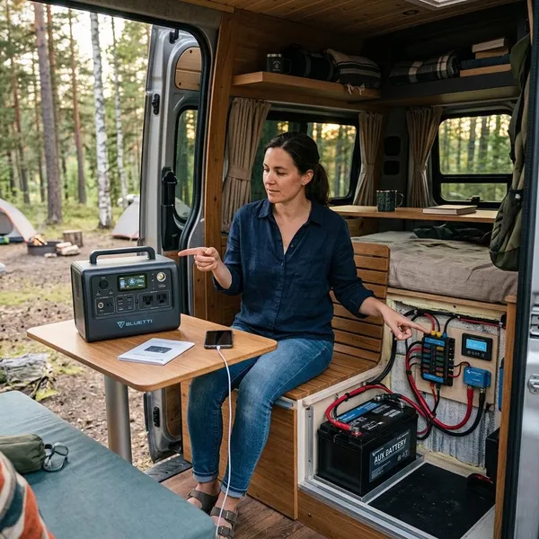 camper powerstation oder batterie