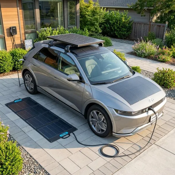 Was ein Solarpanel am Auto leisten kann