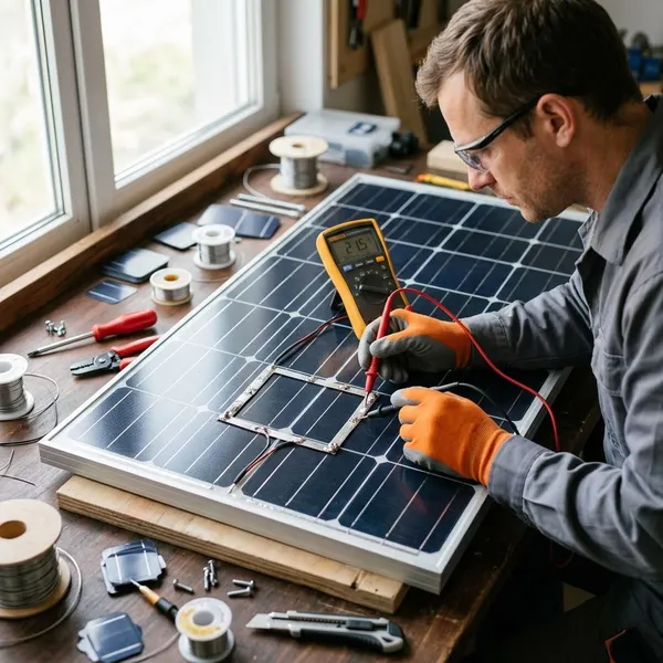solarpanel selber bauen
