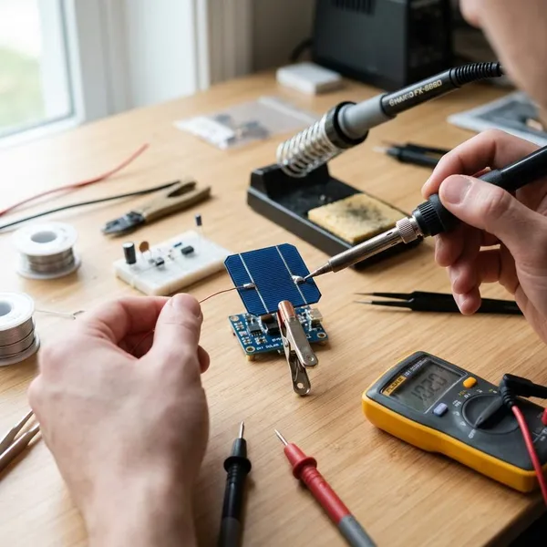 Kleine Solarzelle selber bauen